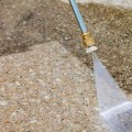 What degree nozzle for pressure washing concrete?