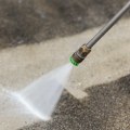 Can you use a power washer on concrete?