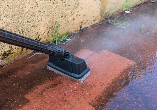 Are there any special considerations when using a foam-injection powered pressure washer?