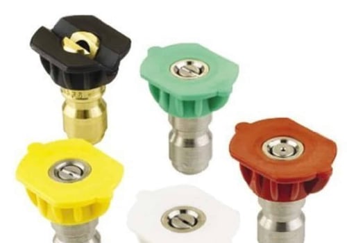 What is the difference between pressure washer nozzles?