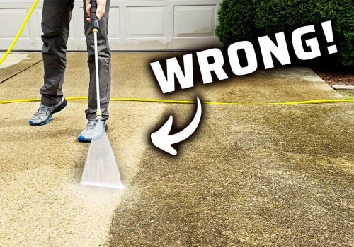 What is the best product to use to pressure wash concrete?