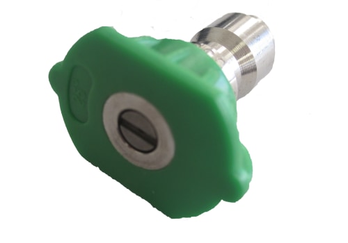What pressure should a spray nozzle be?