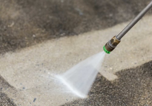 Can you use a power washer on concrete?
