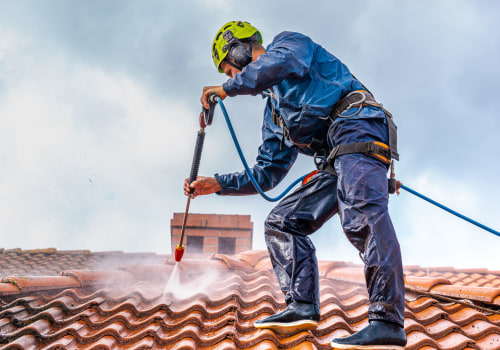 When should you not power wash your house?